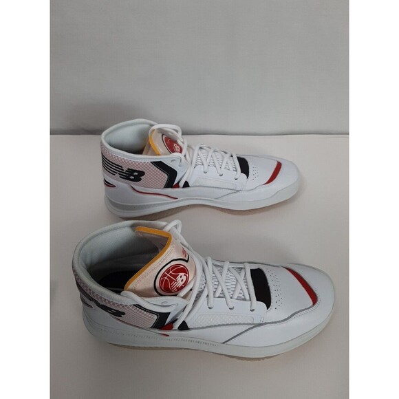 New Balance Men\'s Size 11.5 BB9000 White Red Clear BB9000A1